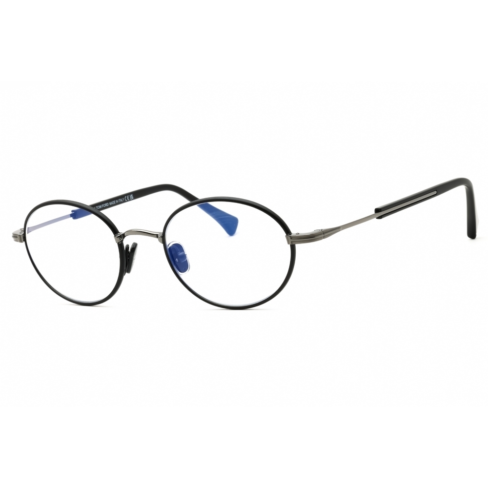 Tom Ford FT5973 Eyeglasses Grey Metal Oval